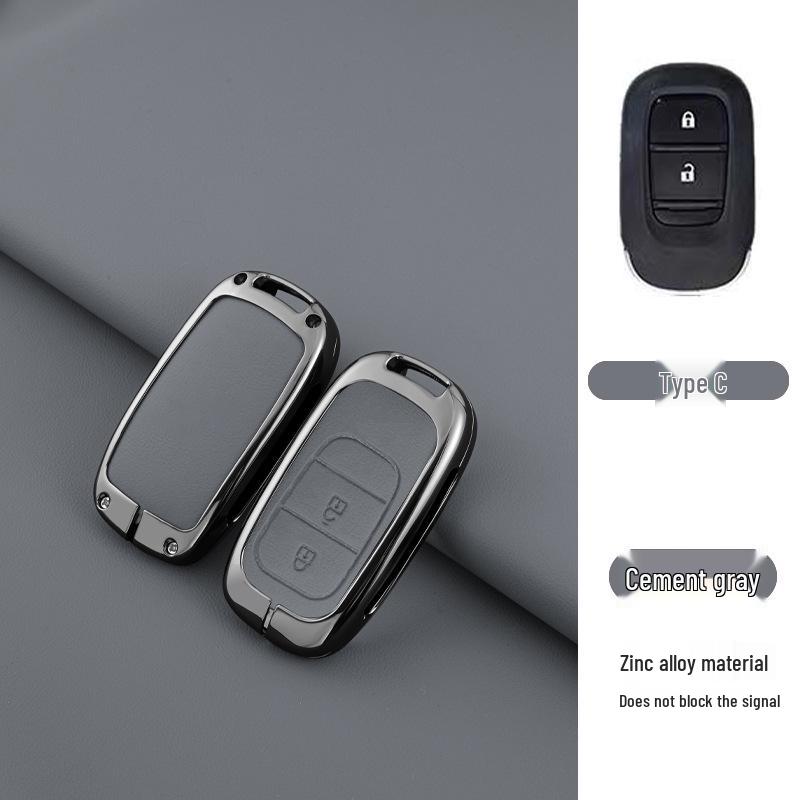Stylish Metal Car Key Case for XRV, Fit, Vezel, URV, Fengfan, Xiangyu - Personalized Luxury Remote Shell Cover