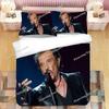 Johnny Hallyday Bedding Set Duvet Cover Bedroom Comforter Covers Single Twin King Size Quilt Cover Home Textile