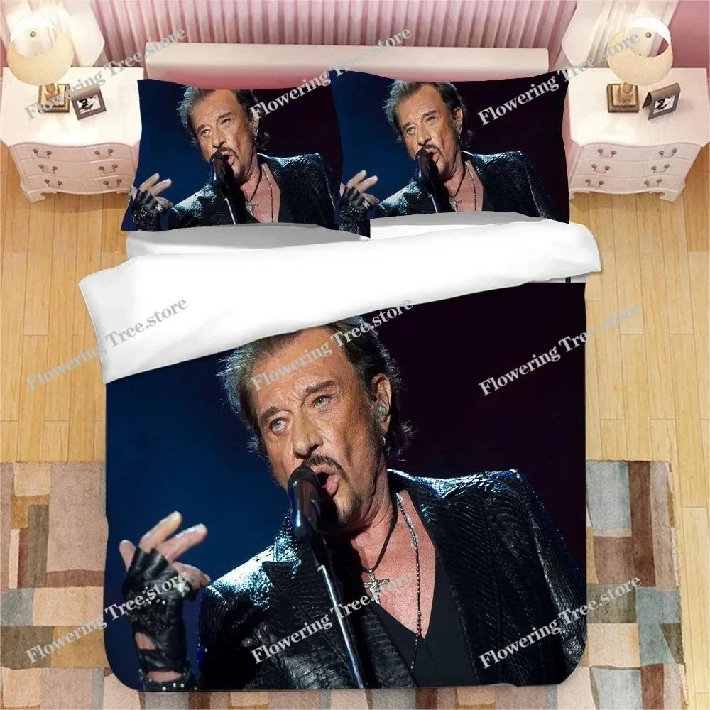 Johnny Hallyday Bedding Set Duvet Cover Bedroom Comforter Covers Single Twin King Size Quilt Cover Home Textile