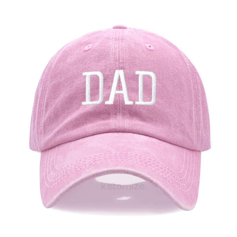 Dad Mom Embroidery Pure Cotton Men'S Baseball Cap For Man Womne'S Fashion Sport Golf Caps Sun Hat Dropshipping