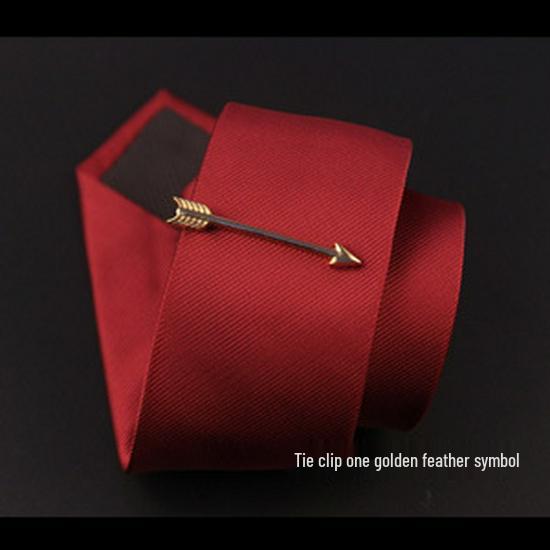 Men's Stylish Silver & Gold Tie Clip Set - Modern, Sleek Designs