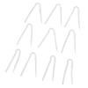 10pcs Sound Aid Tube R Type Prevent Earwax PVC Sound Amplifiers Earmold Tubing Set