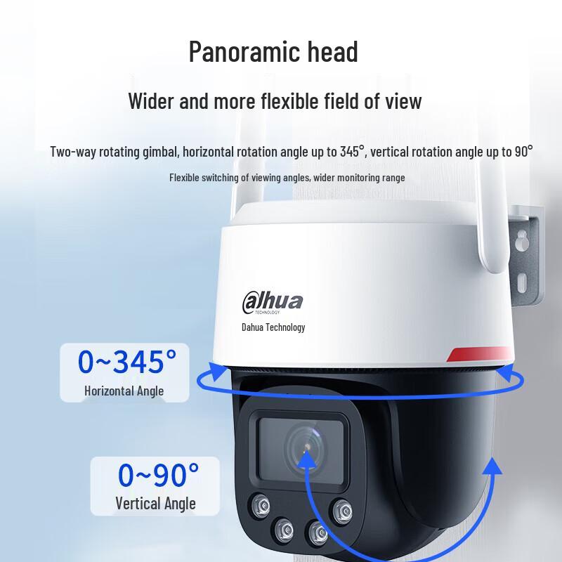 Dahua 3MP Wireless 4G PTZ Full-Color Night Vision Security Camera