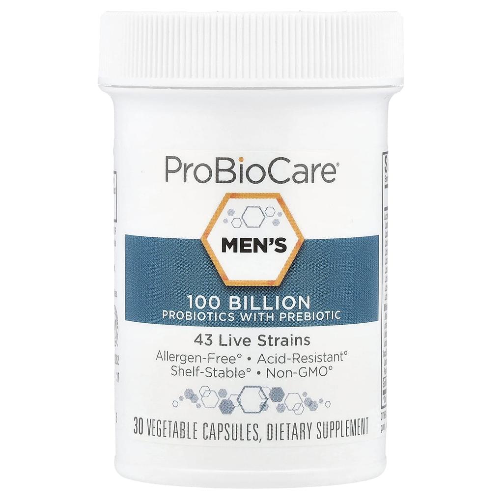 Men's Probiotic with Prebiotic, 30 Veggie Capsules