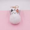 Adorable Kitten Plush Keychain - Cute Cat Figurine for Backpack or Suitcase