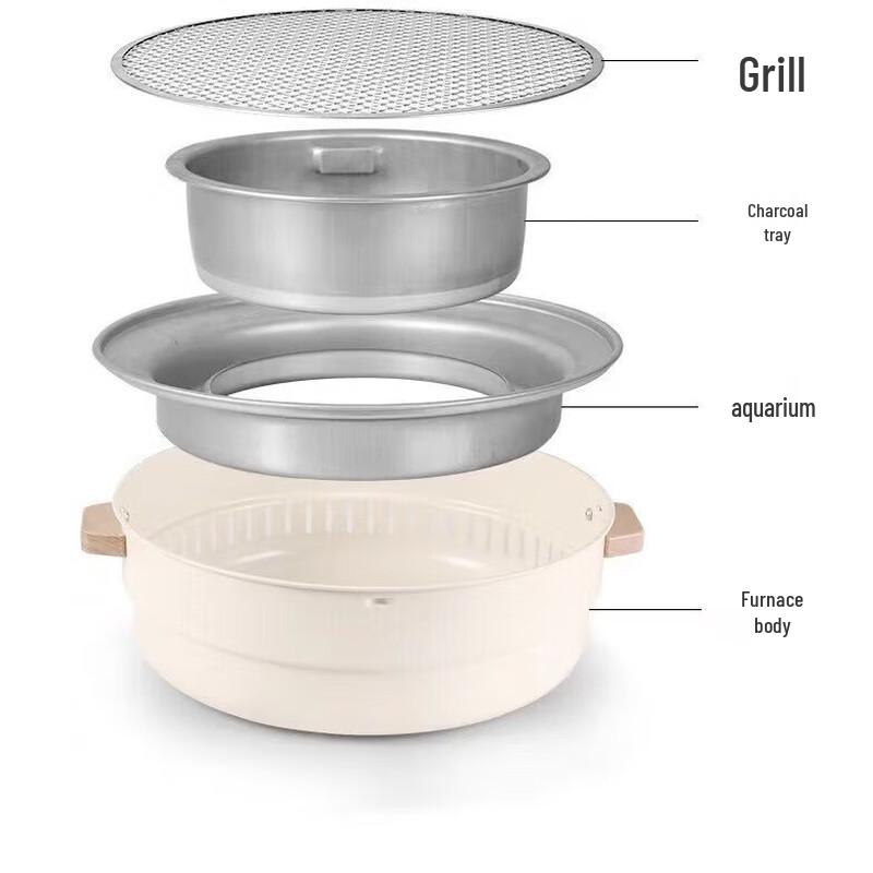 Fei Tu Le 4-in-1 Multifunctional Charcoal Fire Pit & BBQ Grill