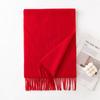 Cashmere Solid Color Scarf for Women Versatile Winter Warm Solid Color Cashmere Scarf  Korean Atmosphere Scarf for Men