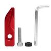 Motorcycle ABS Sensor Cover Aluminum Alloy Reinforced Decorative Front Brake ABS Protective Cover Replacement ADV160 ADV150 (Red)
