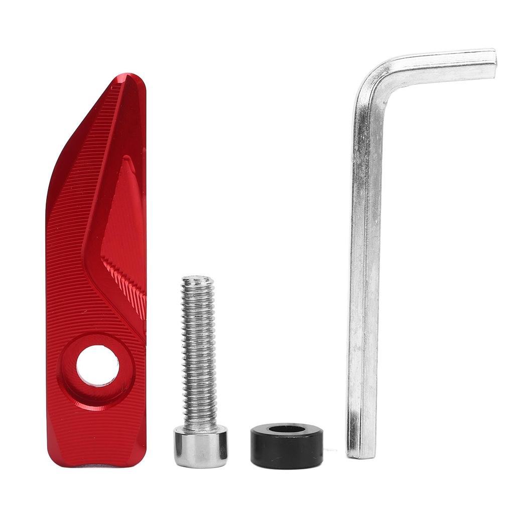 Motorcycle ABS Sensor Cover Aluminum Alloy Reinforced Decorative Front Brake ABS Protective Cover Replacement ADV160 ADV150 (Red)