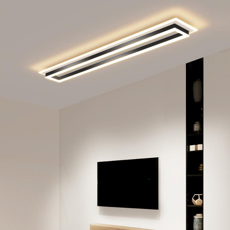 Lange strook plafondlamp Scandinavische slaapkamer kamerlamp hal lamp kleedkamerlamp moderne minimalistische woonkamer plafondlamp