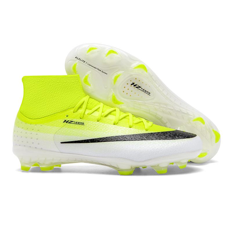Chaussures de Futsal Soccer de Qualité Supérieure Tf/Fg Crampons Football Derniers Modèles Homme Femme Professionnel Unisexe Baskets Légères Crampons 35