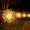 Solar Firework Dandelion Lights: Multi-Color, Eight Modes, Remote Controlled for Courtyard Landscapes