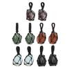 2Pcs Crystal Hanging Ornament Bring Calmness Promote Thinking Attract Wealth Success Healing Hanging