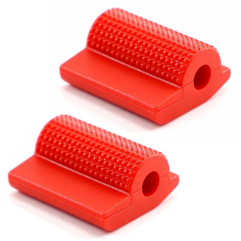 1/2Pcs Universal Motorcycle Shift Gear Lever Pedal Rubber Cover Shoe Protector Foot Peg Toe Gel Shifter Lever Pad Moto Accessory