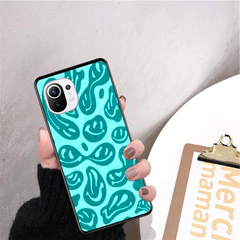 Trippy Smiley Phone Case for Xiaomi 12 Mi 10T 11T 11 Pro 10 10T 11 lite 10pro 11Ultra Poco X3 Pro Poco F3 M3