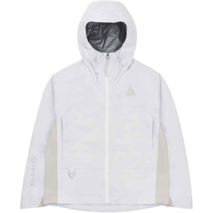 Nike Solid Color Zip-Up Hooded Jacket Women Jackets White DB8150-121