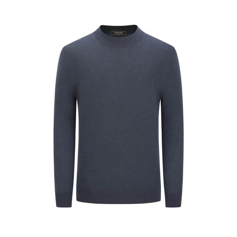 Youngor Men's Wool Blend Pullover Sweater