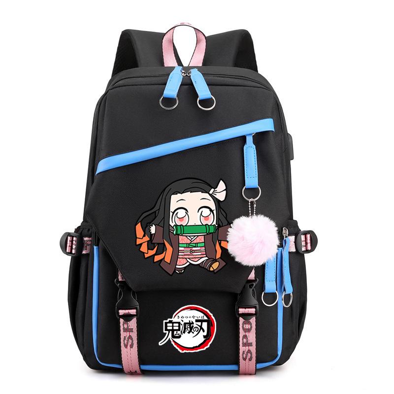 Ghost Annihilation Blade Peripheral Trend Backpack Large Capacity Waterproof Student Versatile School Bag