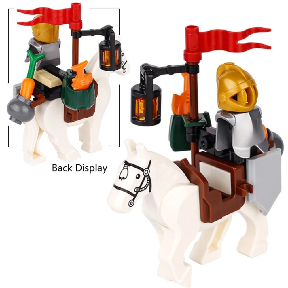 MOC Notice Board Building Blocks Bee Farm Fountain Bonfire Stove Medieval Town Street View Water Wall Bridge Road Sign Brick Toy