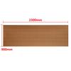 2300x900x6mm EVA Foam Faux Teak Brown Decking Sheet Boat Deck Mat Anti Skid Thicken Yacht Flooring Self Adhesive Protective Pad