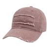 BUCKAROO Pigdyed Damaged Ball Cap Dark Pink