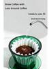 Meteor Shower Pour-Over Coffee Drip Filter Cup - Flat Bottom Household Coffee Brewing Utensil