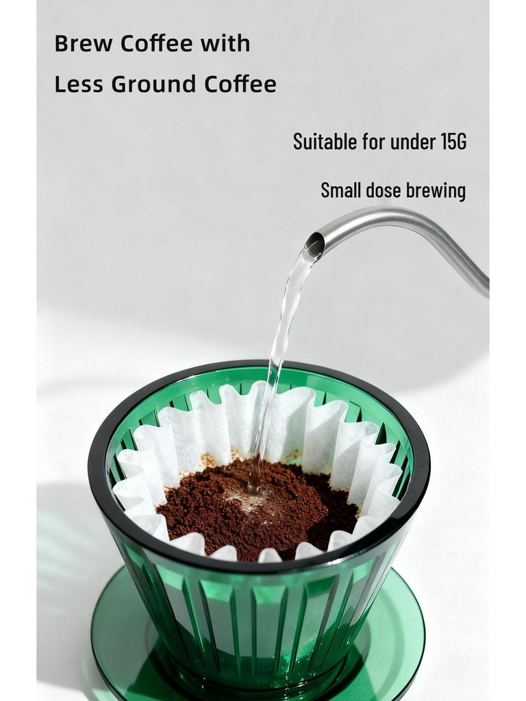 Meteor Shower Pour-Over Coffee Drip Filter Cup - Flat Bottom Household Coffee Brewing Utensil