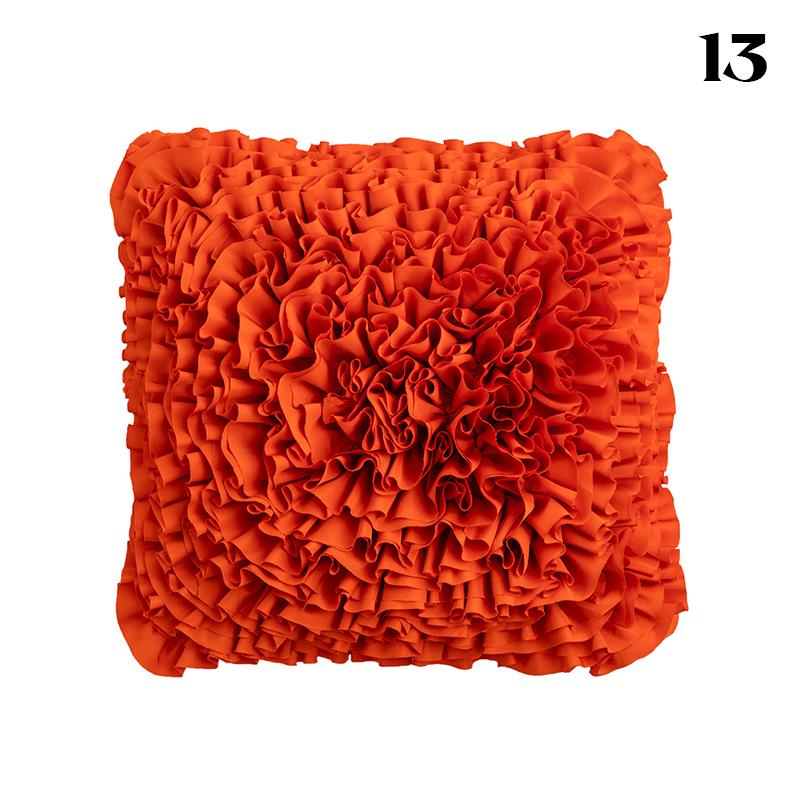 Luxury 3D Flower Pillowcase Handmade Pleated Flower Pillow Case Ins Sofa Cushion Cover Living Room Sofa Decor Throw Pillow Cover