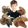 Dinosaur Puppet Realistic Dinosaur Head Hand Puppets Toy Flexible Rubber Hand Puppet Soft Dinosaur Toys For Kids