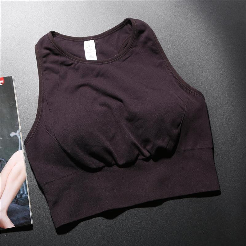 Autumn and Winter Quick-Drying Anti-Sagging High-Neck Bra Sports Underwear