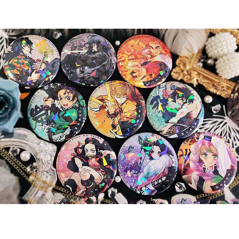 

Брошь Убийца Демонов. Аниме-значки, полный набор из девяти.