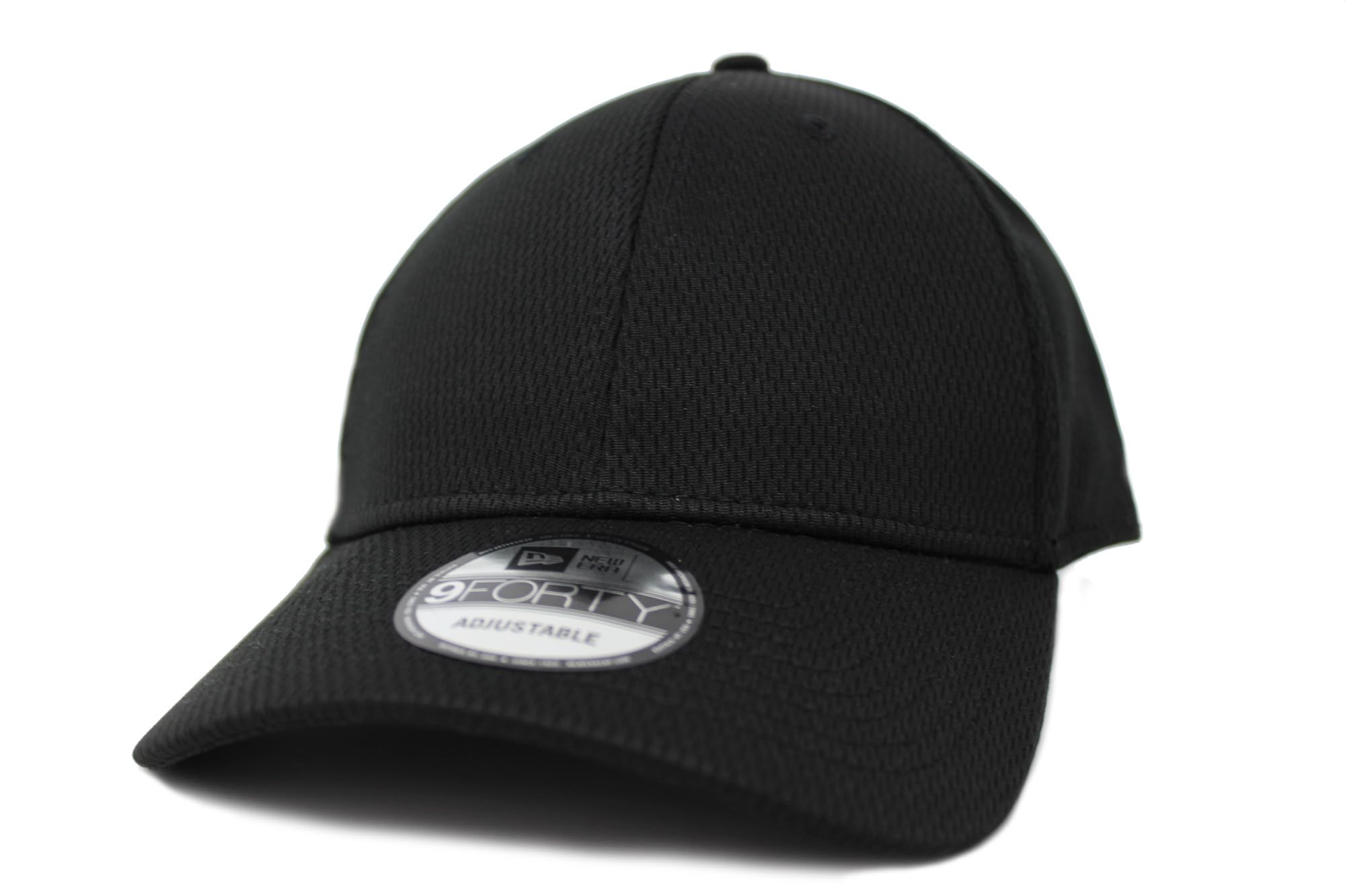 

New Era 9FORTY Performance Dash Adjustable Mesh Black Cap, чёрный