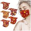 10pc Disposable Turkey Thanksgiving Print Face Adult Facemask Breathable Anti-Dust Safety Mask