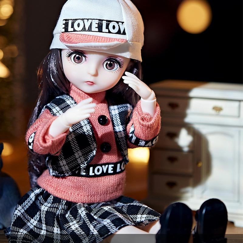 Exquisitely Crafted Bjd Doll With 12 Constellation Theme Full Set With Clothes Soft Wig And Vinyl Head!