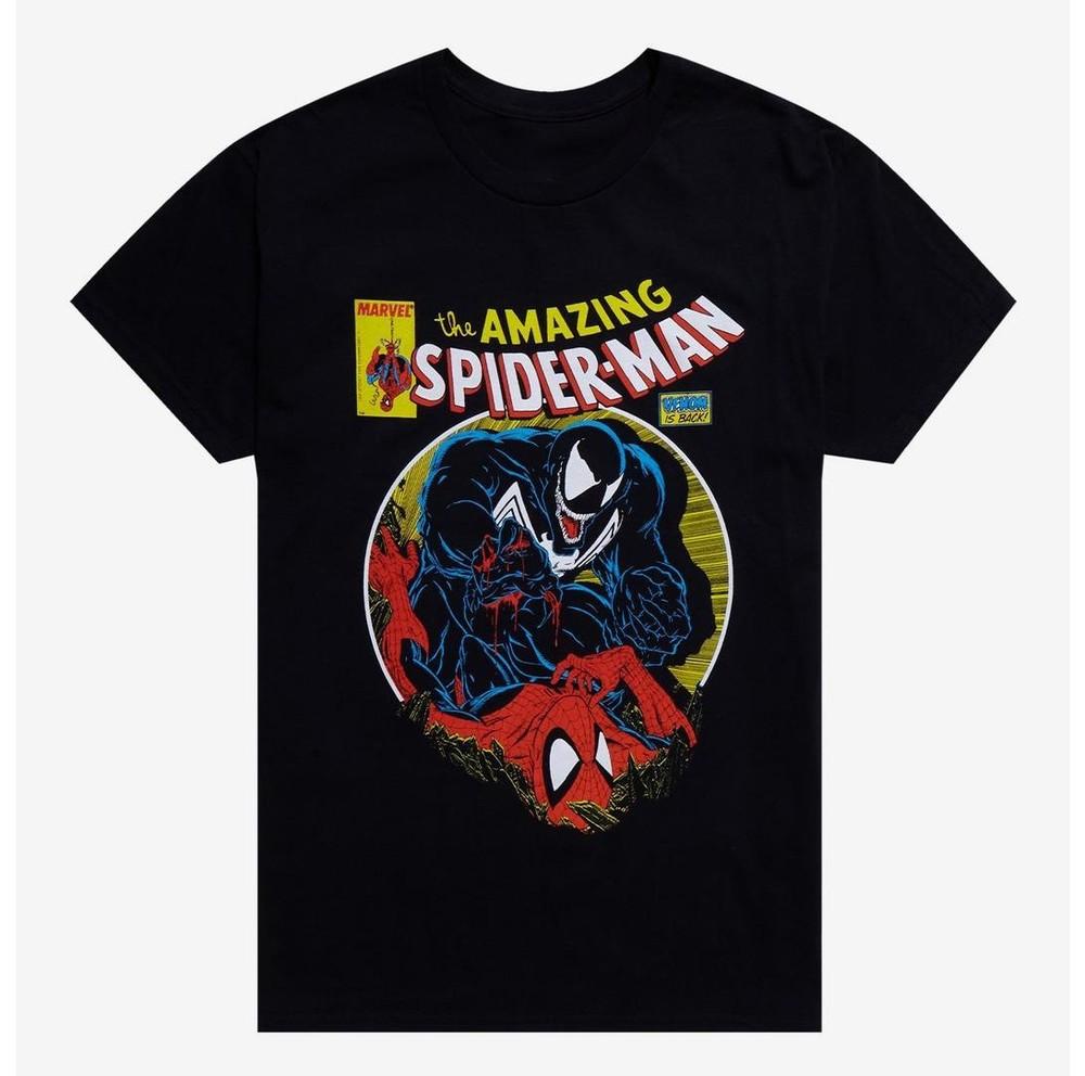 Футболка Marvel Человек-паук Веном Обложка комикса Размер S-5XL Унисекс S