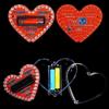 Kit di Saldatura LED RGB a Forma di Cuore per Appassionati del Fai-da-te, Set Elettronico Educativo per Studenti e Regalo Creativo