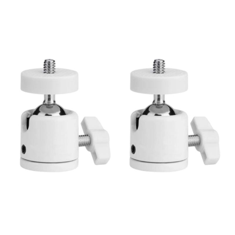 360 Degree Rotating All Metal 1/4 Inch Screw Tripod Adapter For Camera Mounting Streaming With Universal Compatibility