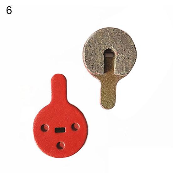 1 Pair Bicycle Brake Pad Compact No Noise Semi-metal Detachable Brake Disc Pad for MTB Road Bike