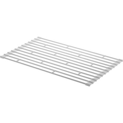 Yamazaki Folding Dish Drying Rack S White W26 X D42 X Tower Kitchen Rolls Up for Slim Storage 7837 Approx. H0.8cm