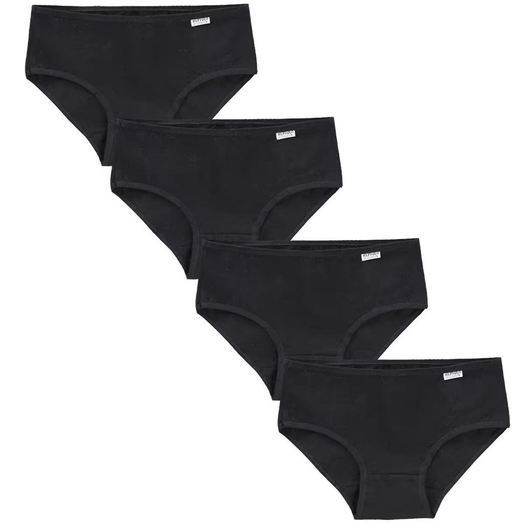 4Pcs/Lot Candy Color Kid Girls Panties Cotton Women's Panties 12-18 Years Old