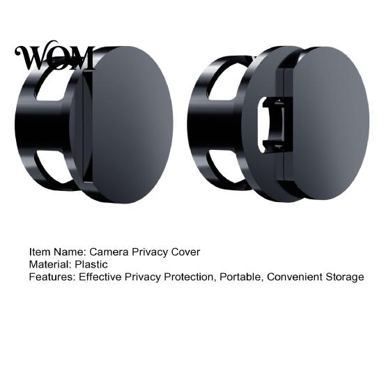 Push And Slide Camera Cover Privacy for Meta Smart Glasses, Signal Friendly Light Dimmable Sticker with Snap Design, Easy Install Lens No Tool
