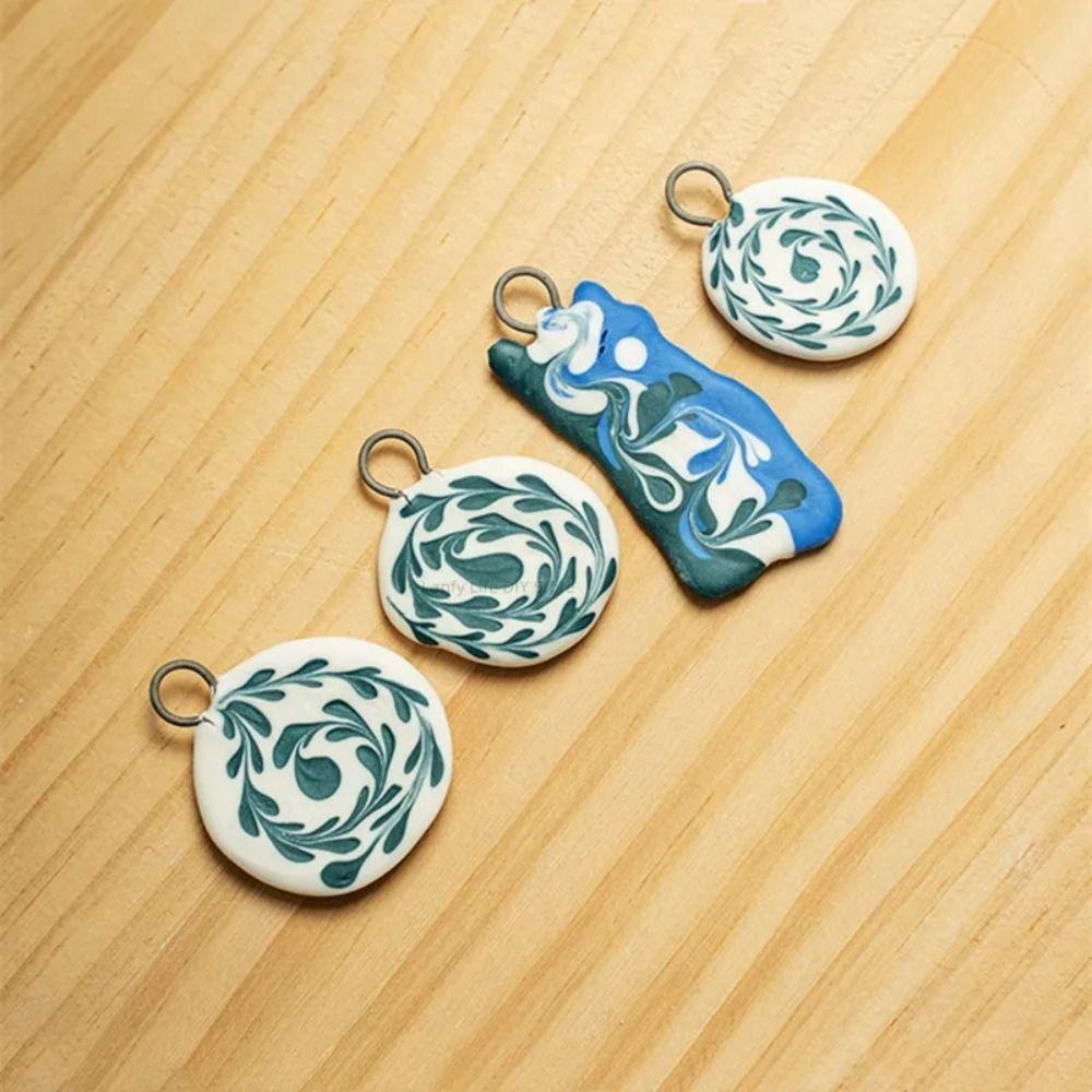 100pcs High Temperature Resistance Jump Rings Pyrography Wire Tips Wire Ceramic Jewelry