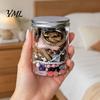 Decorative Jewelry Jar 35/40/45/50/60Pcs Mystery for Women, Box with Assorted Random Necklaces Earrings Rings Bracelets, Silver Golden Plated