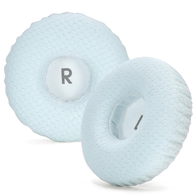 Replacement Ear Cushions Breathable Earmuff for JR300 T450BT T500BT Tune600 Headphones Secure Fit Earpads AntiSlip белый