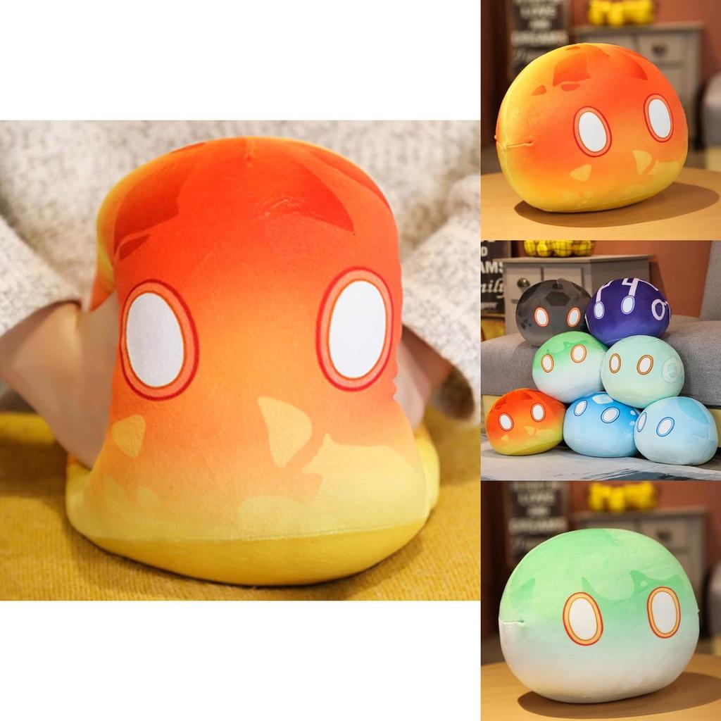 Genshin Impact Slime Theme Adorable Plush Dolls Perfect Kids Gift Cartoon Pillow