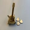 Wooden Guitar Pick Holder Guitar Pick Box with Stand Acoustic Guitar Pick Box Elegant
