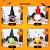 Witch Bat Facelesses Old Man Doll for Home Decoration Stylish Halloween Theme Accessories Festives Party Ornament