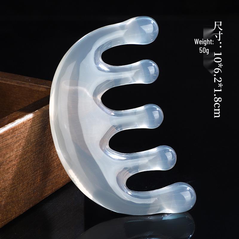 Buffalo Horn Gua Sha Board – Acupoint Scraper for Full Body and Face Meridian Massage in Beauty Salons