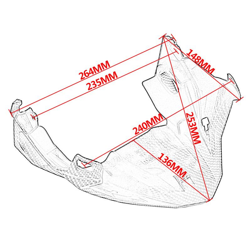 WAASE For Kawasaki Z650 Z 650 ABS 2017 2018 2019 Front Headlight Case Top Bodywork Fairing Cover