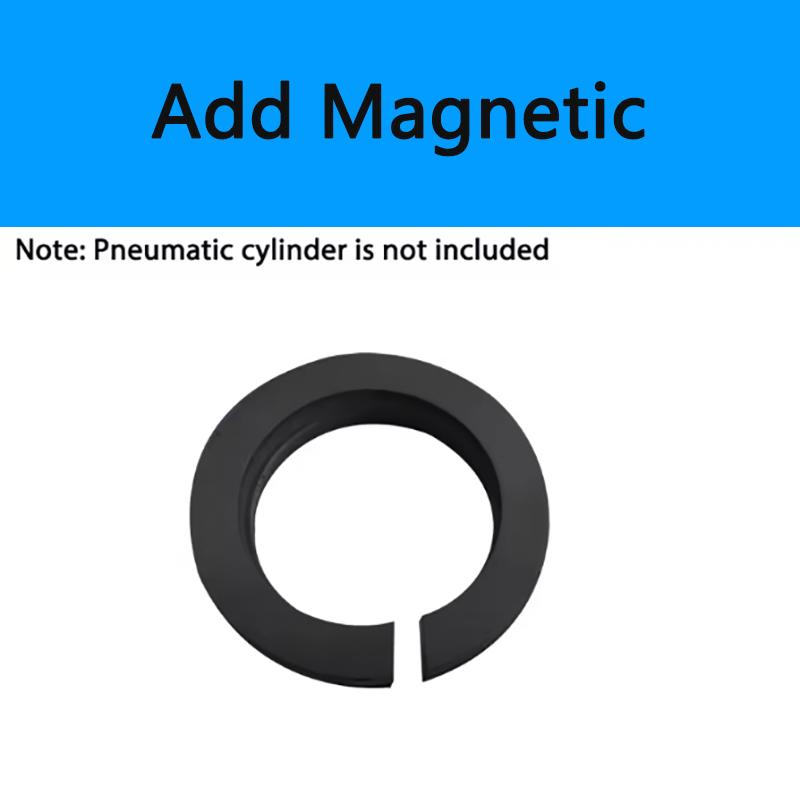 SDAT Pneumatic Cylinder SDAT 20/25/32/40/50/63/80/100 Double Force High Thrust Female Thread Type Magnetic Thin Cylinder
